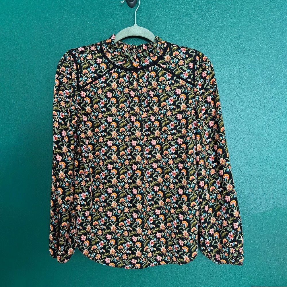 LOFT Floral Blouse XS